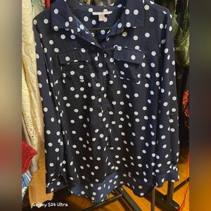 💲Toz & Ali Button Top Sz S